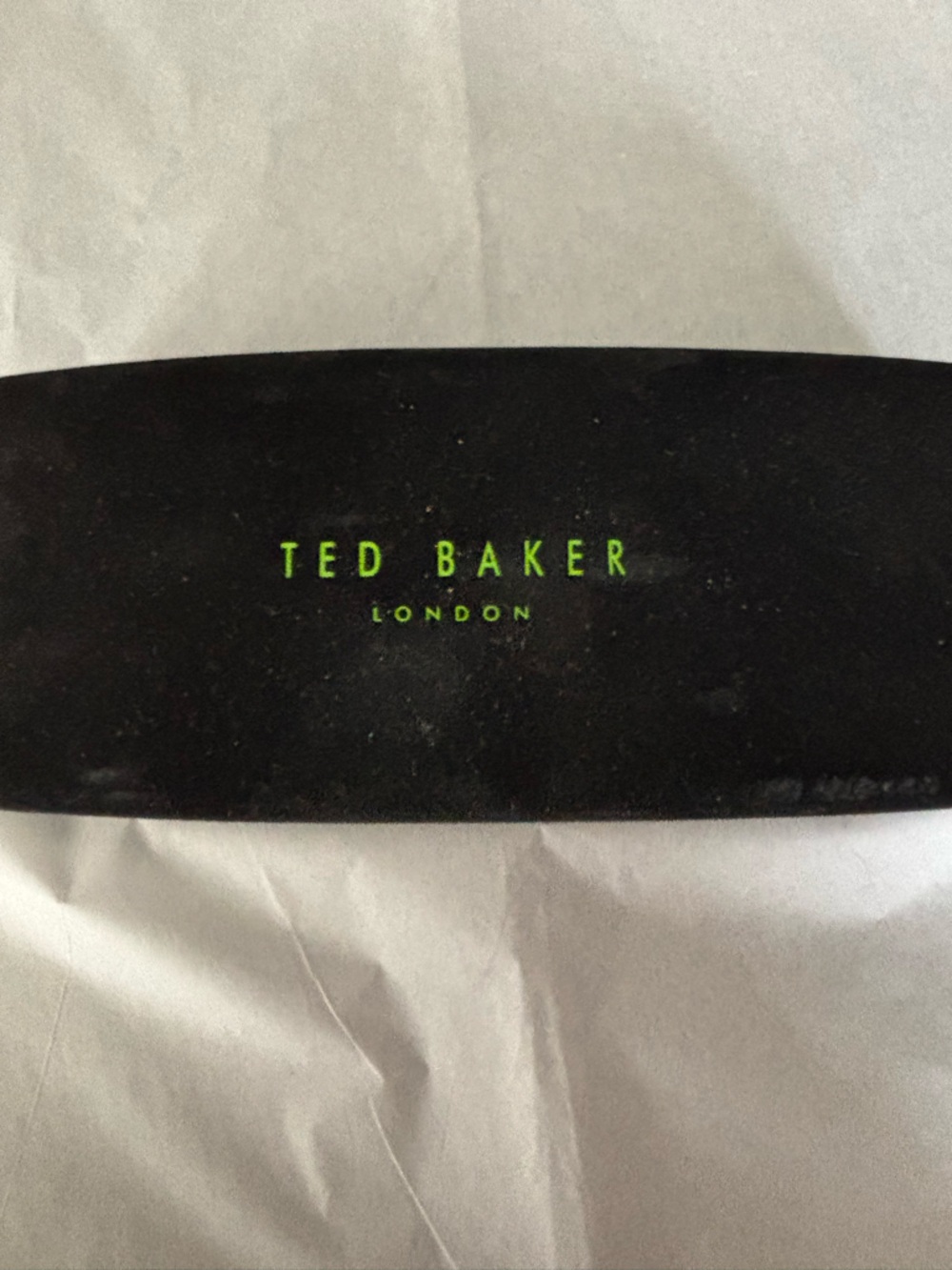 Ted Baker Soft Pink Rectangular Sunglasses with Brown Gradient Lenses - Picture 7 of 7